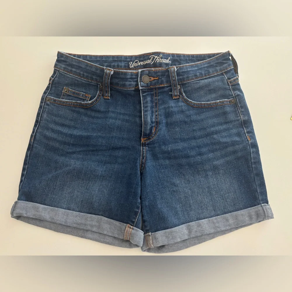 Universal Thread Dark Blue Jean Shorts - Picture 1 of 7